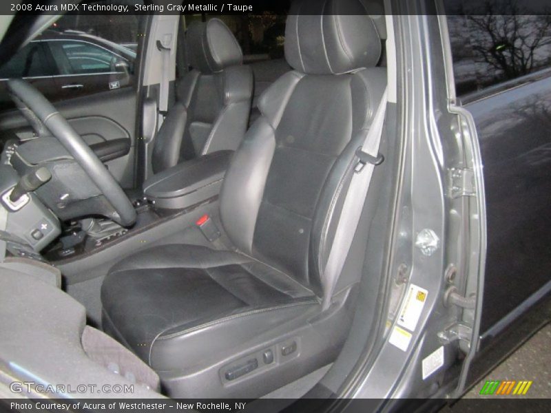 Sterling Gray Metallic / Taupe 2008 Acura MDX Technology