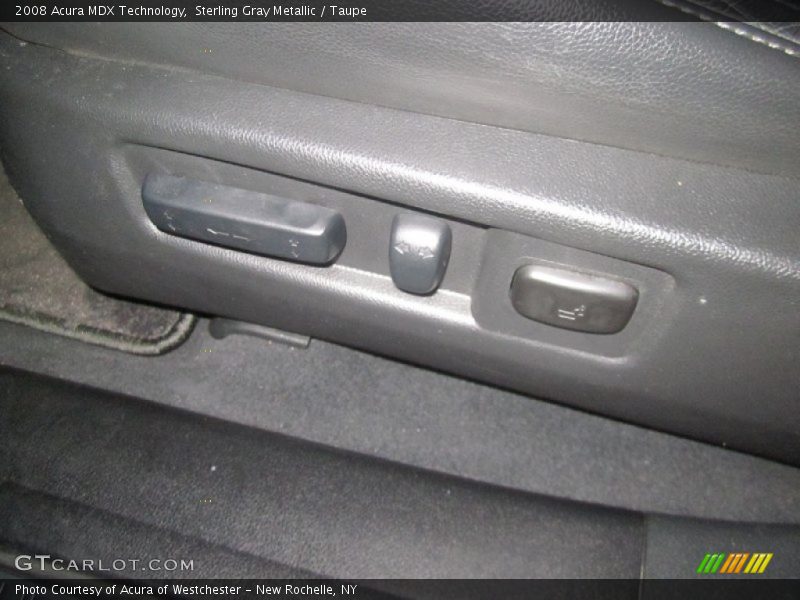 Sterling Gray Metallic / Taupe 2008 Acura MDX Technology