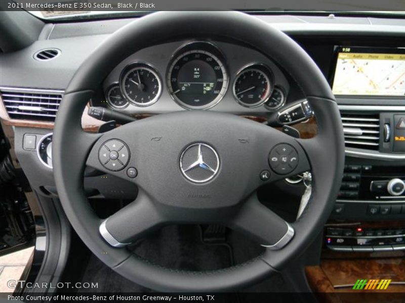 Black / Black 2011 Mercedes-Benz E 350 Sedan