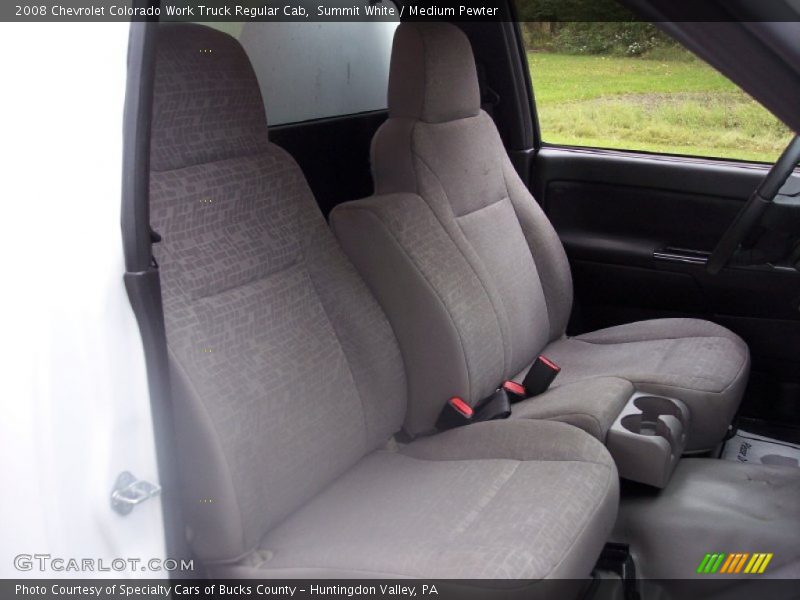 Summit White / Medium Pewter 2008 Chevrolet Colorado Work Truck Regular Cab