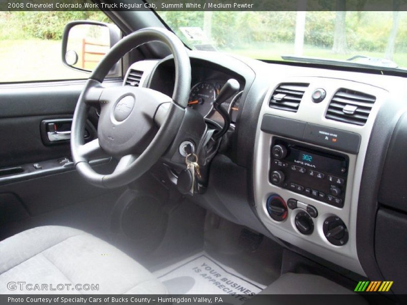 Summit White / Medium Pewter 2008 Chevrolet Colorado Work Truck Regular Cab