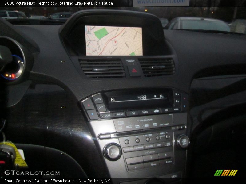 Sterling Gray Metallic / Taupe 2008 Acura MDX Technology