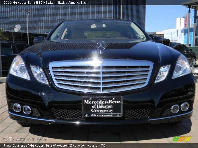 Black / Almond/Black 2011 Mercedes-Benz E 350 Sedan