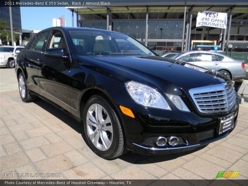Black / Almond/Black 2011 Mercedes-Benz E 350 Sedan