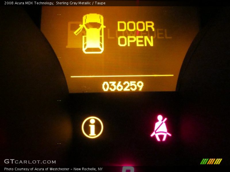 Sterling Gray Metallic / Taupe 2008 Acura MDX Technology