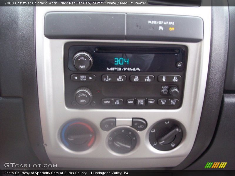 Summit White / Medium Pewter 2008 Chevrolet Colorado Work Truck Regular Cab