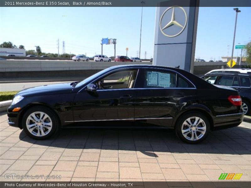 Black / Almond/Black 2011 Mercedes-Benz E 350 Sedan