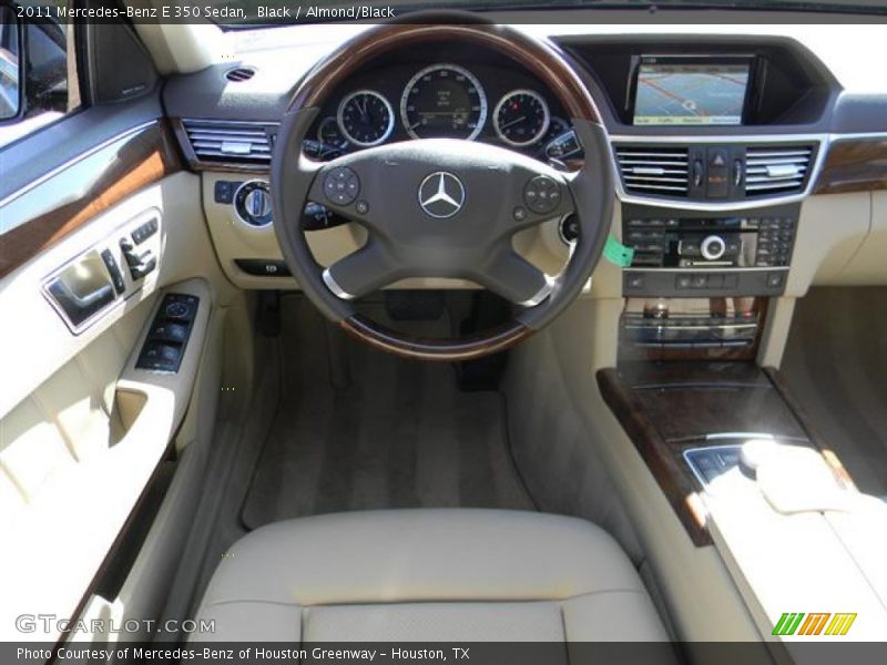 Black / Almond/Black 2011 Mercedes-Benz E 350 Sedan