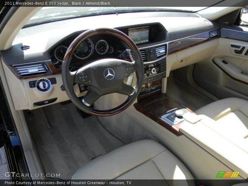 Black / Almond/Black 2011 Mercedes-Benz E 350 Sedan