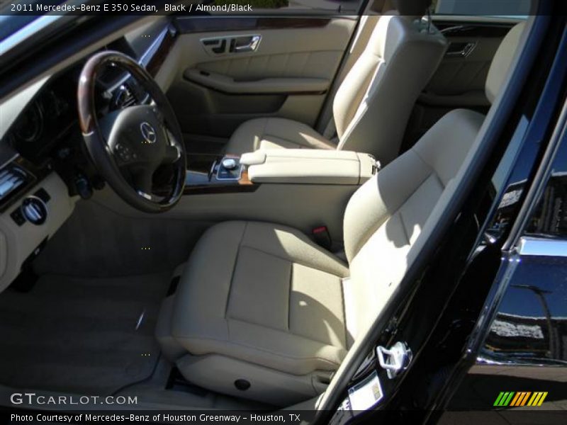 Black / Almond/Black 2011 Mercedes-Benz E 350 Sedan