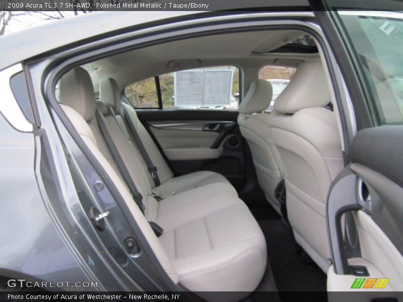 Polished Metal Metallic / Taupe/Ebony 2009 Acura TL 3.7 SH-AWD