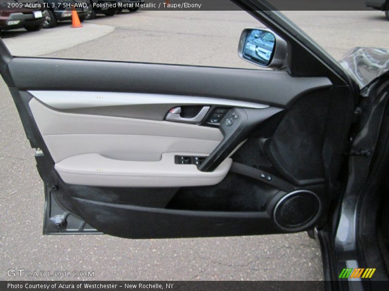 Polished Metal Metallic / Taupe/Ebony 2009 Acura TL 3.7 SH-AWD