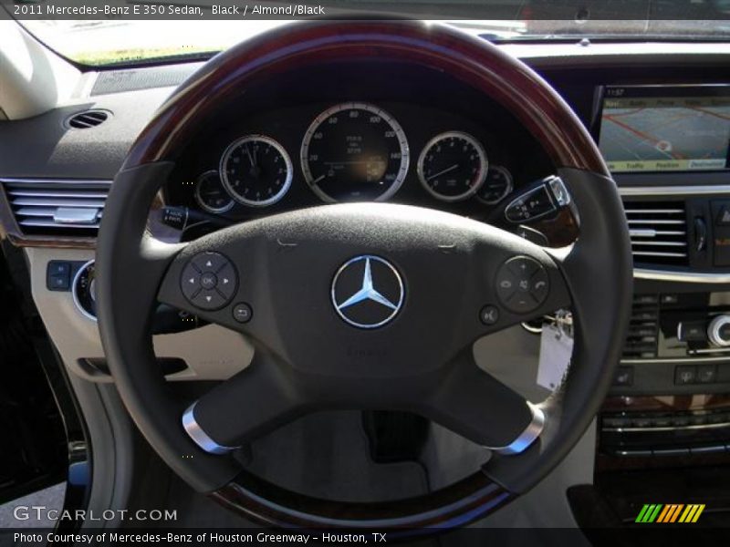 Black / Almond/Black 2011 Mercedes-Benz E 350 Sedan