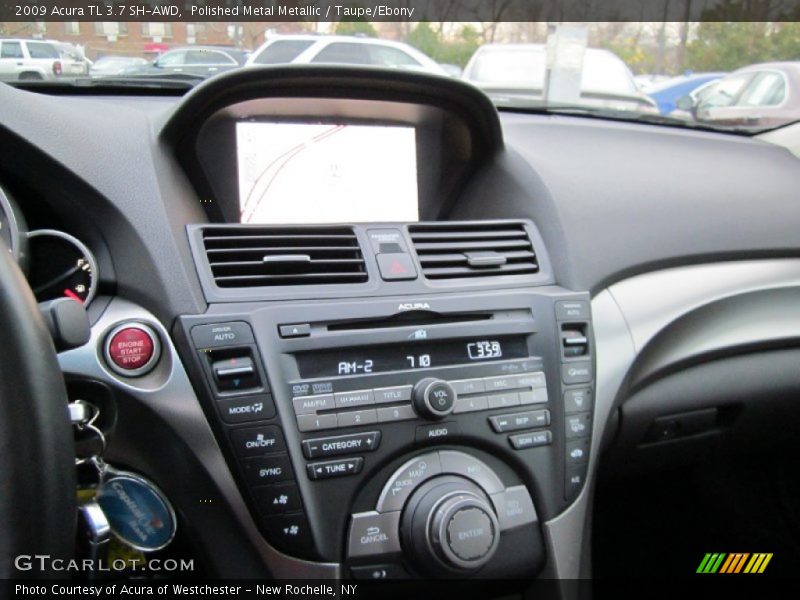 Polished Metal Metallic / Taupe/Ebony 2009 Acura TL 3.7 SH-AWD
