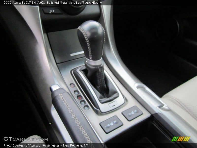 Polished Metal Metallic / Taupe/Ebony 2009 Acura TL 3.7 SH-AWD