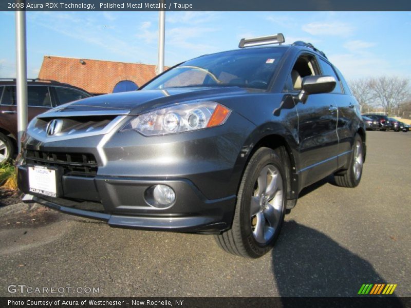 Polished Metal Metallic / Taupe 2008 Acura RDX Technology