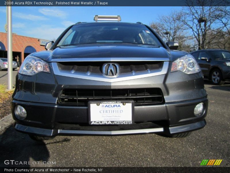 Polished Metal Metallic / Taupe 2008 Acura RDX Technology
