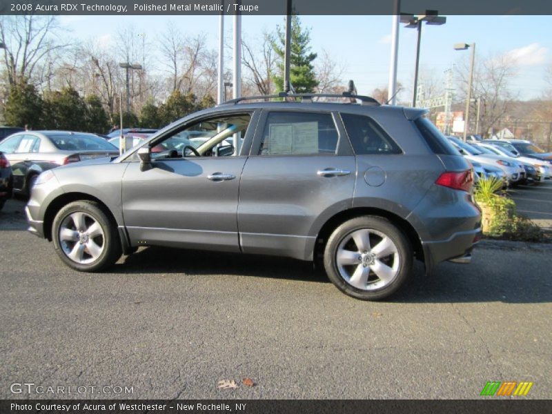 Polished Metal Metallic / Taupe 2008 Acura RDX Technology