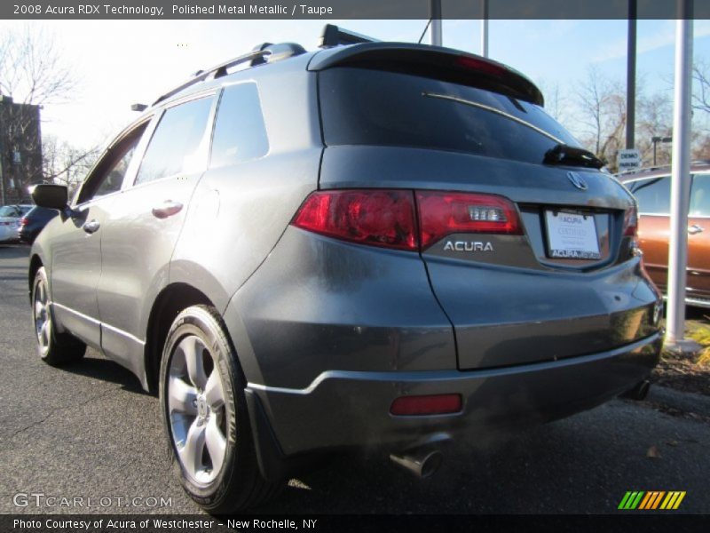 Polished Metal Metallic / Taupe 2008 Acura RDX Technology