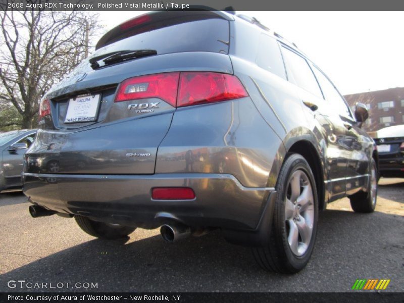 Polished Metal Metallic / Taupe 2008 Acura RDX Technology