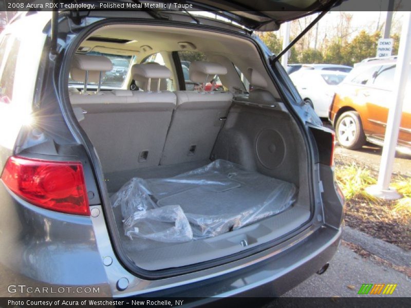 Polished Metal Metallic / Taupe 2008 Acura RDX Technology