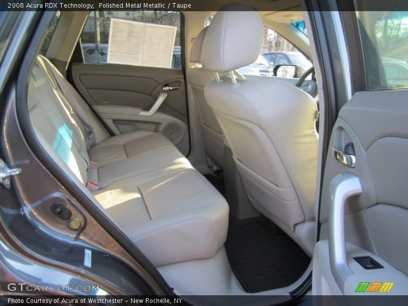 Polished Metal Metallic / Taupe 2008 Acura RDX Technology