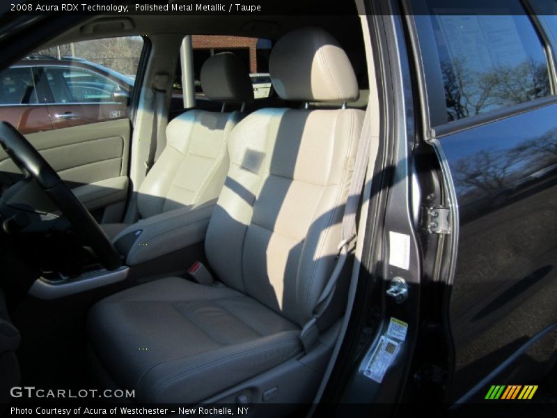 Polished Metal Metallic / Taupe 2008 Acura RDX Technology