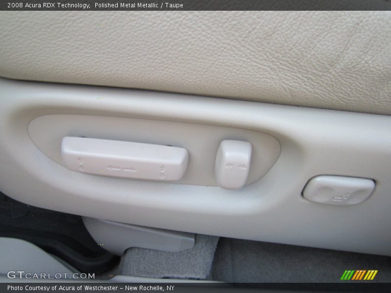 Polished Metal Metallic / Taupe 2008 Acura RDX Technology
