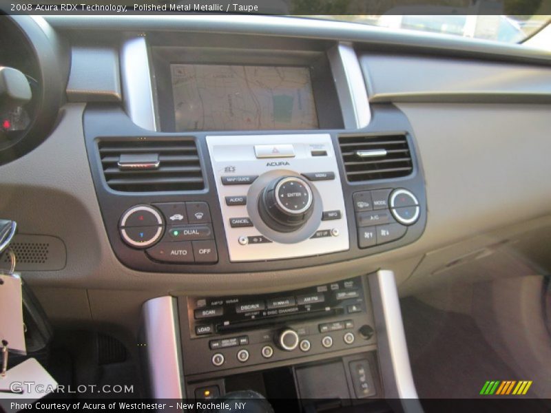 Polished Metal Metallic / Taupe 2008 Acura RDX Technology