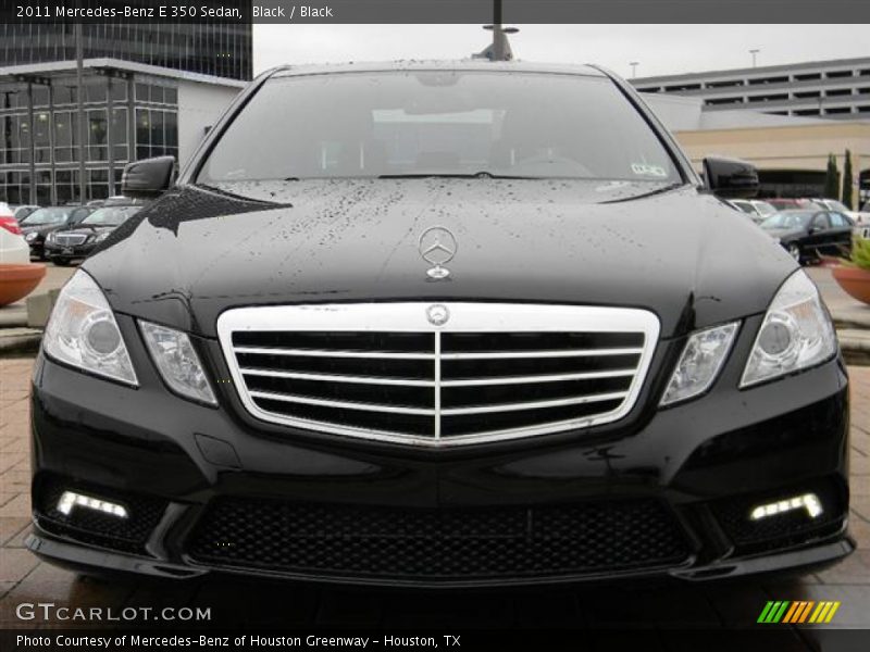 Black / Black 2011 Mercedes-Benz E 350 Sedan
