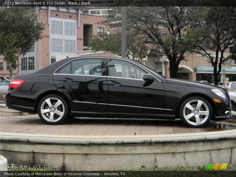 Black / Black 2011 Mercedes-Benz E 350 Sedan