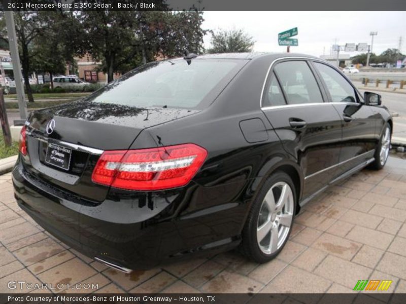 Black / Black 2011 Mercedes-Benz E 350 Sedan