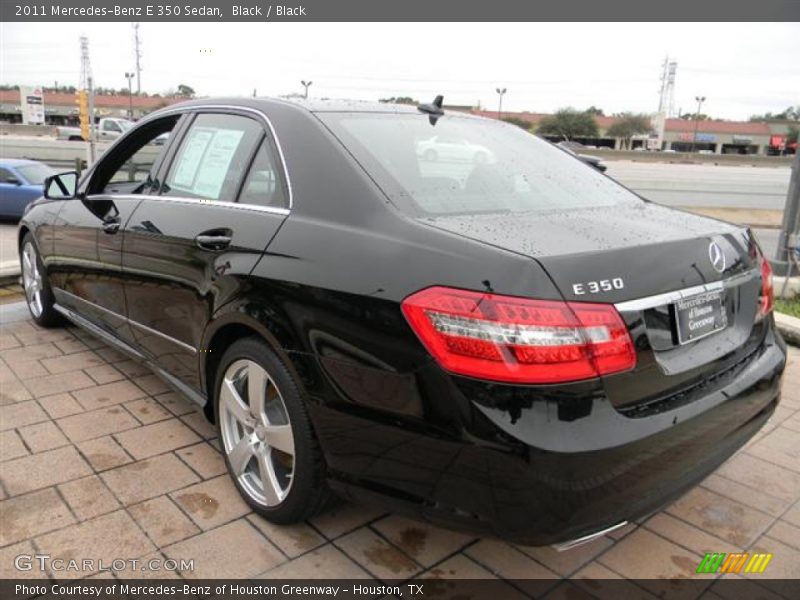 Black / Black 2011 Mercedes-Benz E 350 Sedan