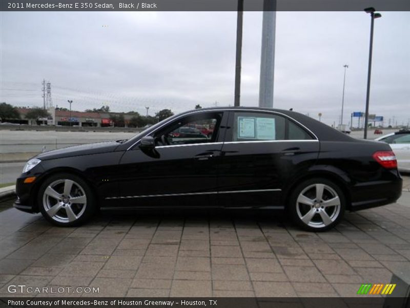 Black / Black 2011 Mercedes-Benz E 350 Sedan