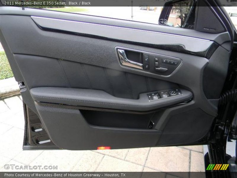 Black / Black 2011 Mercedes-Benz E 350 Sedan