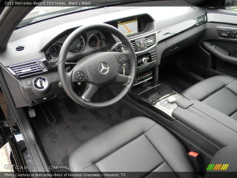 Black / Black 2011 Mercedes-Benz E 350 Sedan