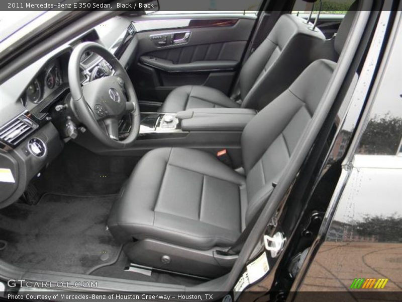 Black / Black 2011 Mercedes-Benz E 350 Sedan