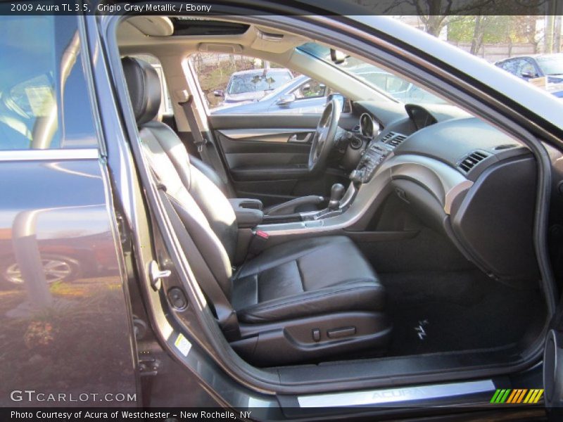 Grigio Gray Metallic / Ebony 2009 Acura TL 3.5