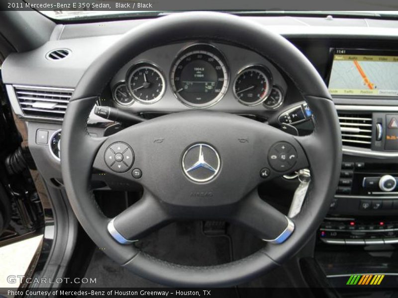 Black / Black 2011 Mercedes-Benz E 350 Sedan