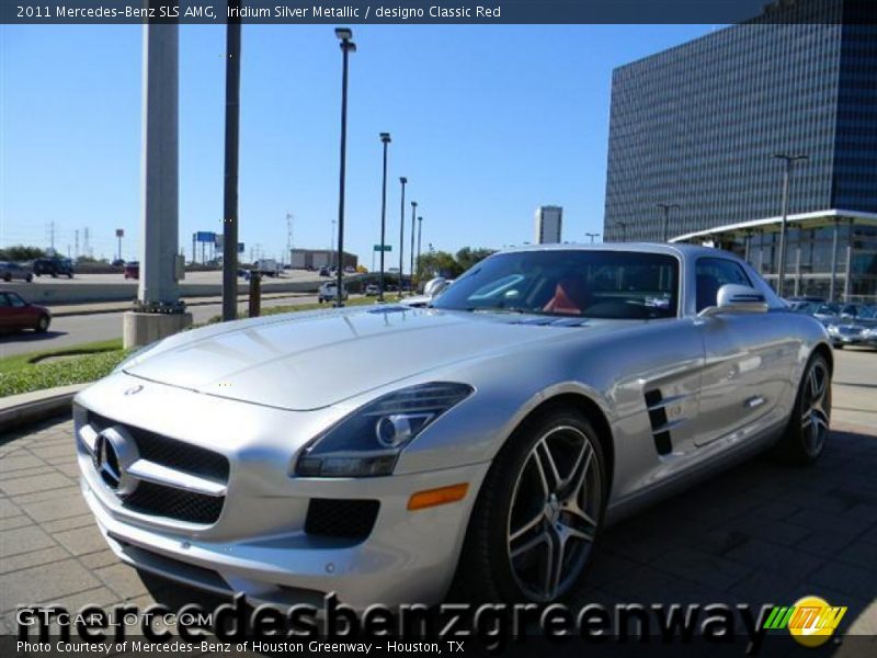 Iridium Silver Metallic / designo Classic Red 2011 Mercedes-Benz SLS AMG