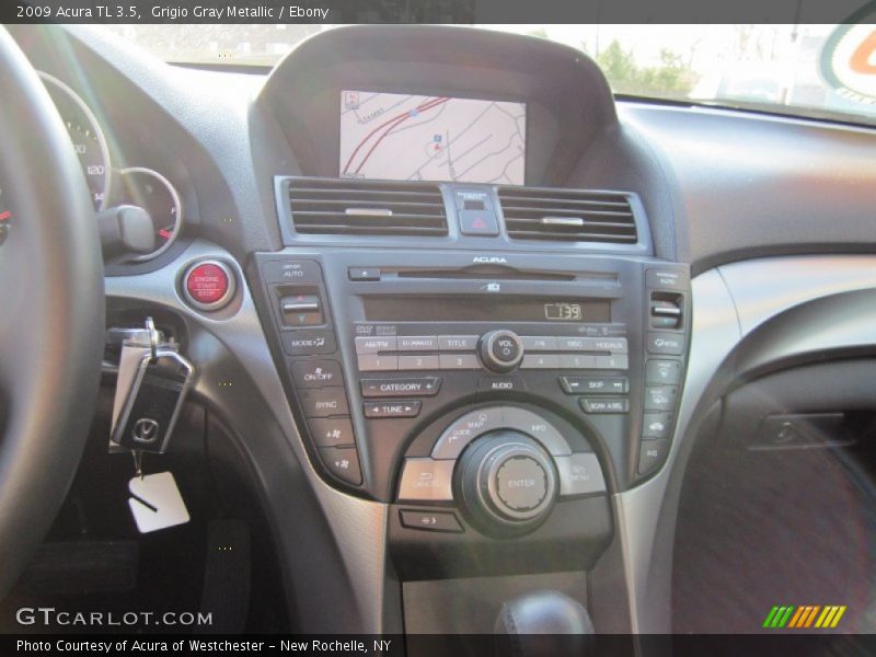 Grigio Gray Metallic / Ebony 2009 Acura TL 3.5