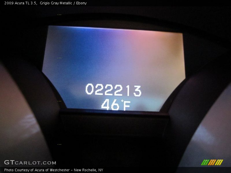 Grigio Gray Metallic / Ebony 2009 Acura TL 3.5