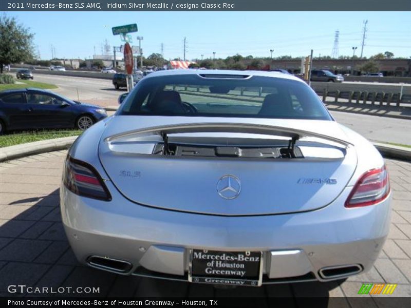 Iridium Silver Metallic / designo Classic Red 2011 Mercedes-Benz SLS AMG