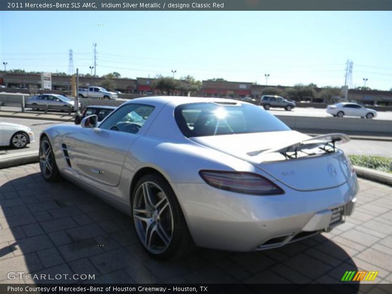 Iridium Silver Metallic / designo Classic Red 2011 Mercedes-Benz SLS AMG
