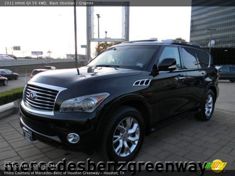 Black Obsidian / Graphite 2011 Infiniti QX 56 4WD