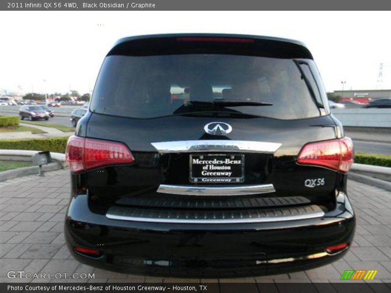 Black Obsidian / Graphite 2011 Infiniti QX 56 4WD