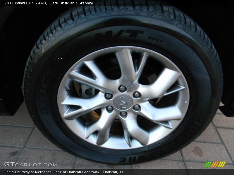 Black Obsidian / Graphite 2011 Infiniti QX 56 4WD
