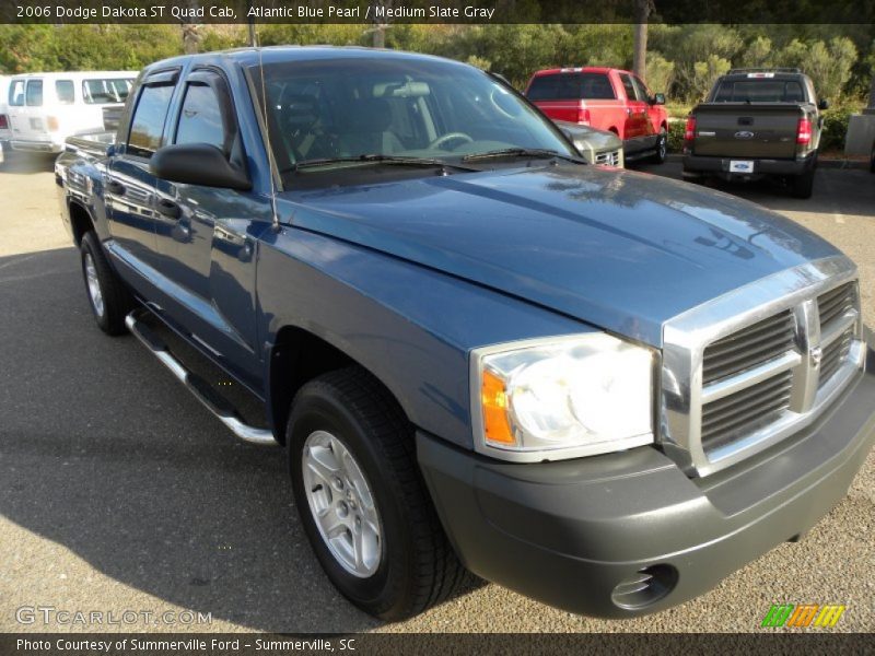 Atlantic Blue Pearl / Medium Slate Gray 2006 Dodge Dakota ST Quad Cab
