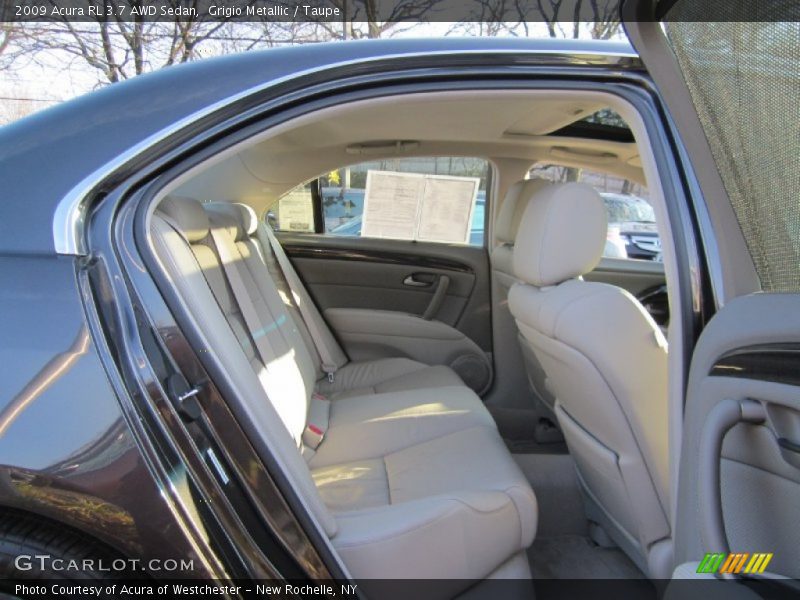 Grigio Metallic / Taupe 2009 Acura RL 3.7 AWD Sedan