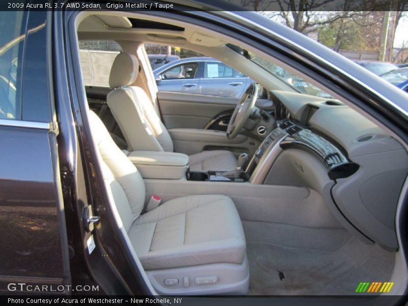 Grigio Metallic / Taupe 2009 Acura RL 3.7 AWD Sedan